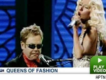 Christina Aguilera & Elton John: Click to watch