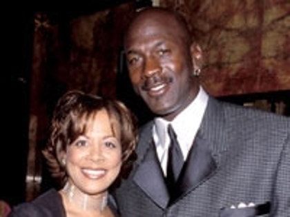 Juanita and Michael Jordan