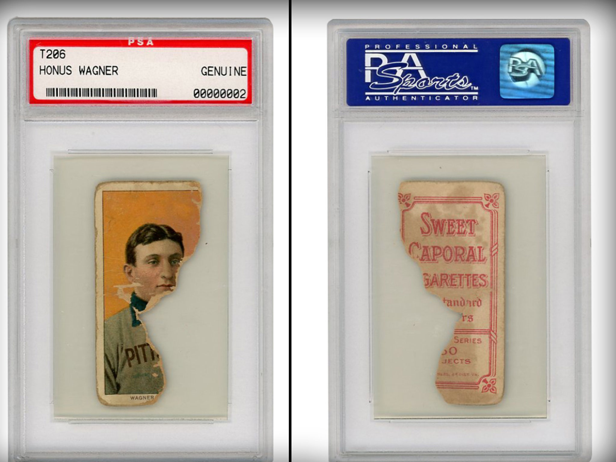 Half Ripped Honus Wagner 'Holy Grail' Card On Auction Block, Could