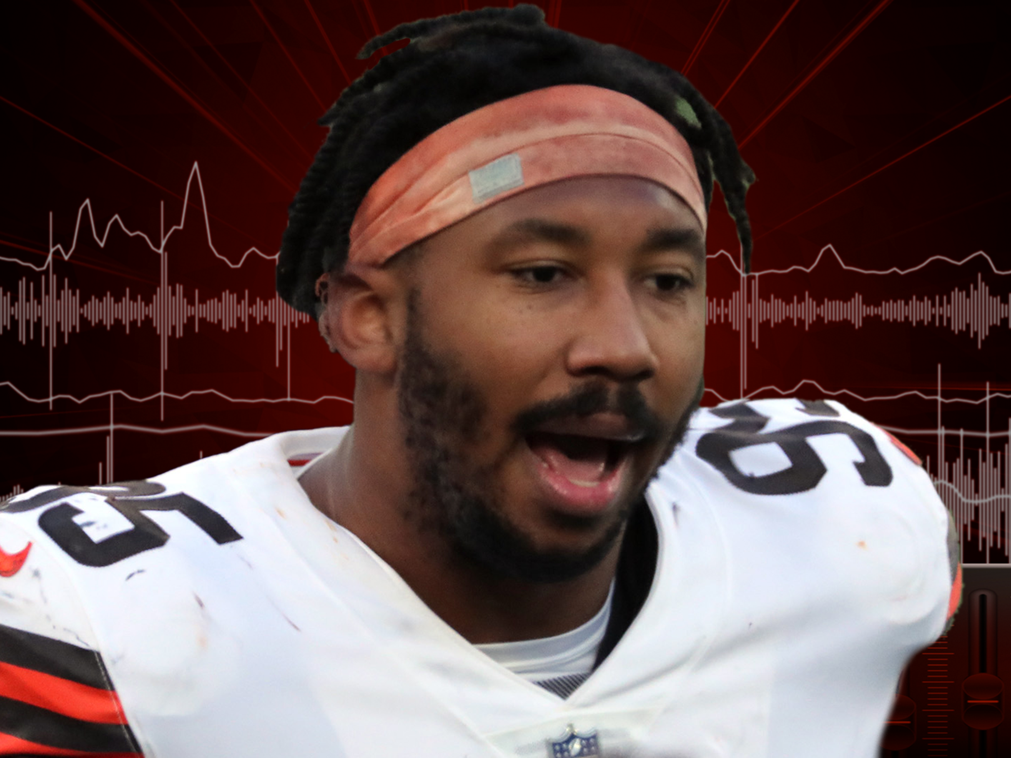 Myles Garrett seen admitting he was speeding during crash in police footage