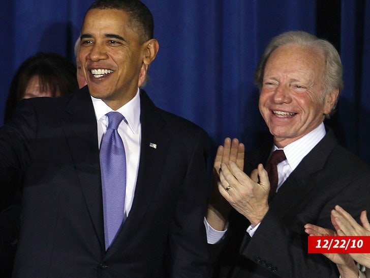 Joe Lieberman et Obama