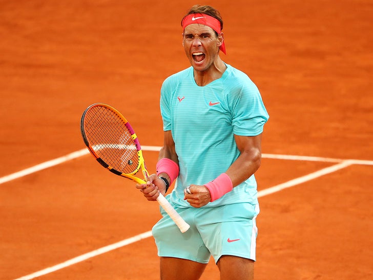 Rafael Nadal On The Court