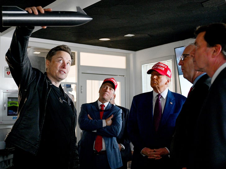 Donald Trump Watches SpaceX Launch Test Flight Of Starship Spacecraft