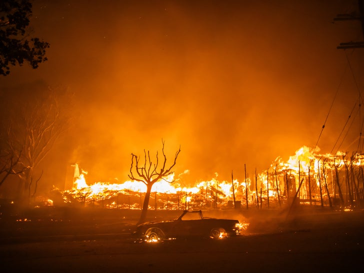 Pacific Palisades Fire In Malibu