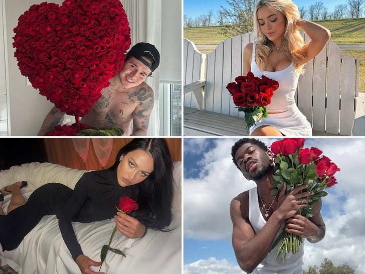 Sexy Stars With Roses For National Red Rose Day … Grab With Caution!