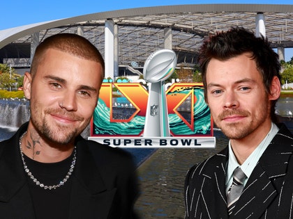 justin bieber harry styles superbowl 61 getty