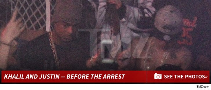 Justin Bieber in Set Night Club -- Just Before The Arrest