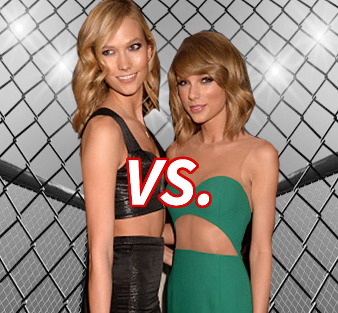 It's a battle of the best friends... Karlie Kloss (22) vs. Taylor Swift (24)