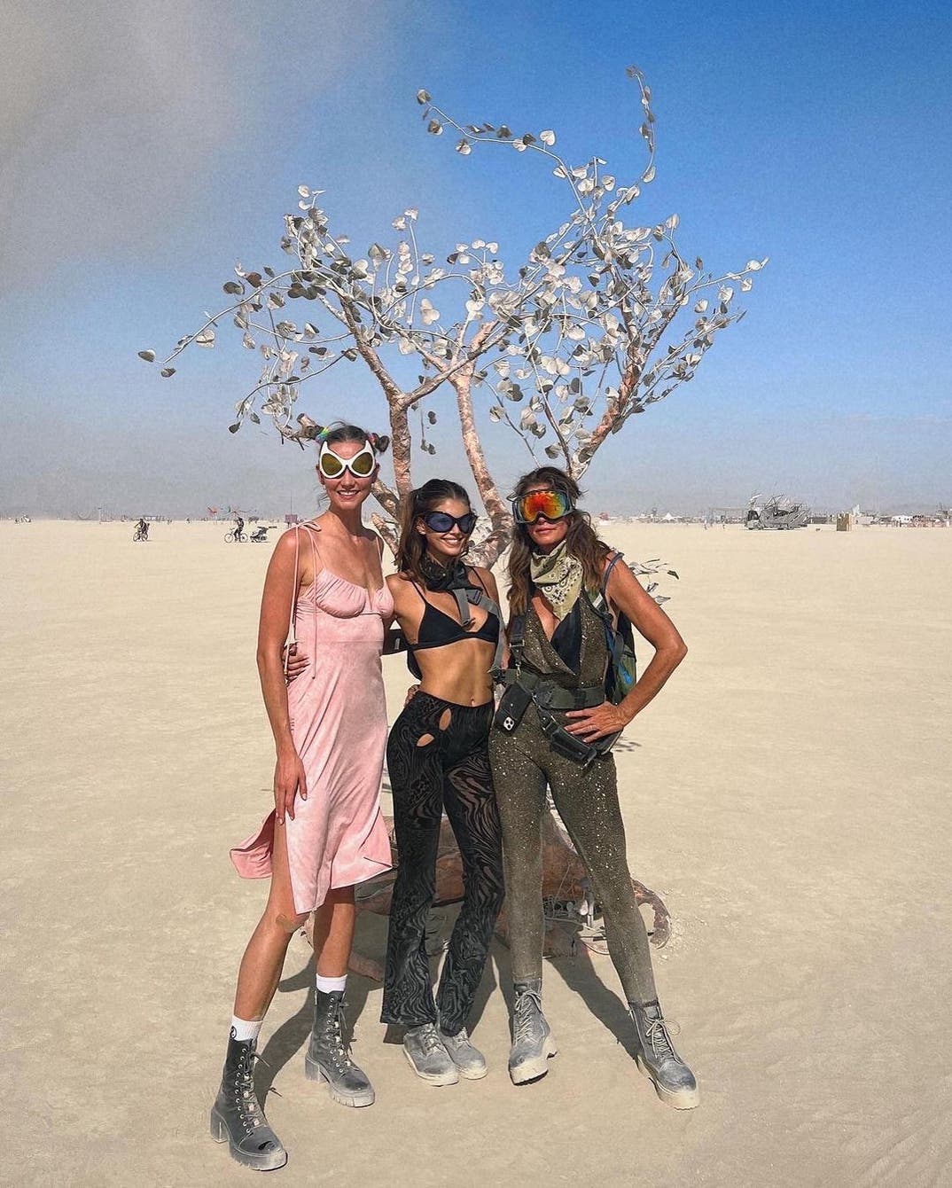 Kaia Gerber, Karlie Kloss and Cindy Crawford