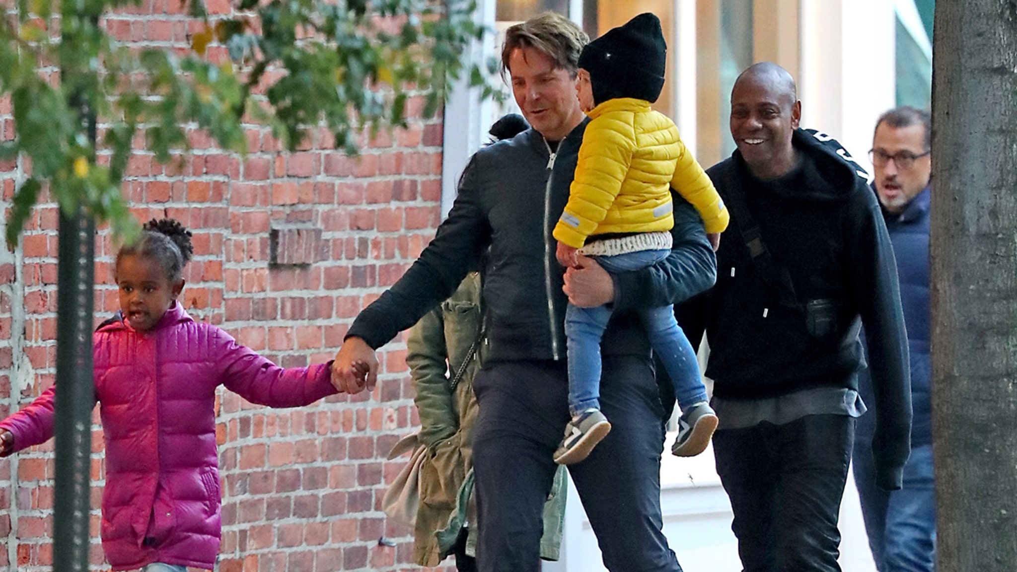 Bradley Cooper Hangs Out With Dave Chappelle In Nyc