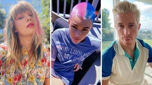 Colorful Celebrity Quarantints -- Hair DOs