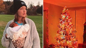 Gigi Hadid Shows Off Baby and Xmas Decorations, Still No Name Reveal