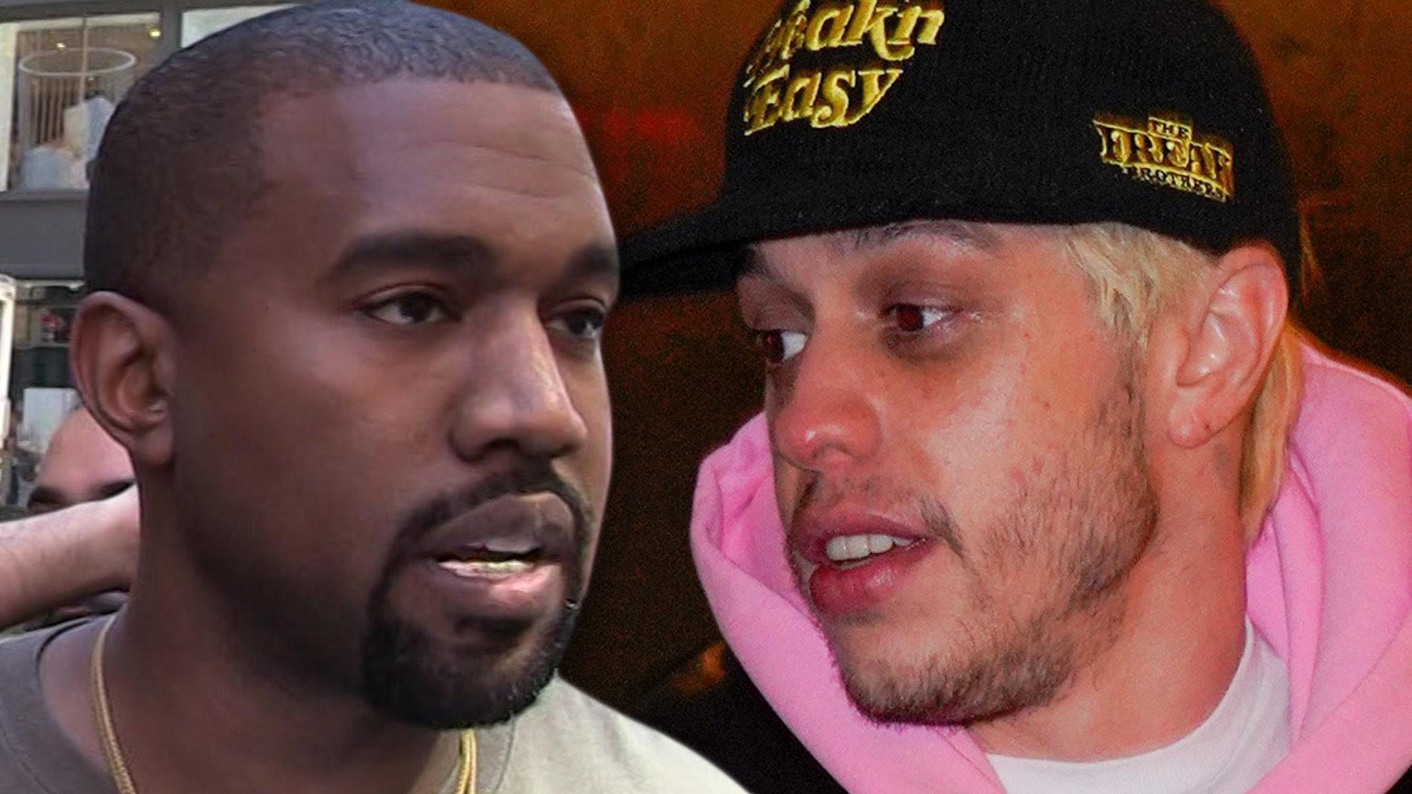 Kanye West takes aim at Pete Davidson with a new song thumbnail