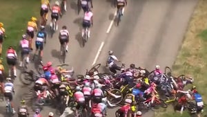 Massive Crash At Tour de France Femmes Leads To 30-Person Pile-Up