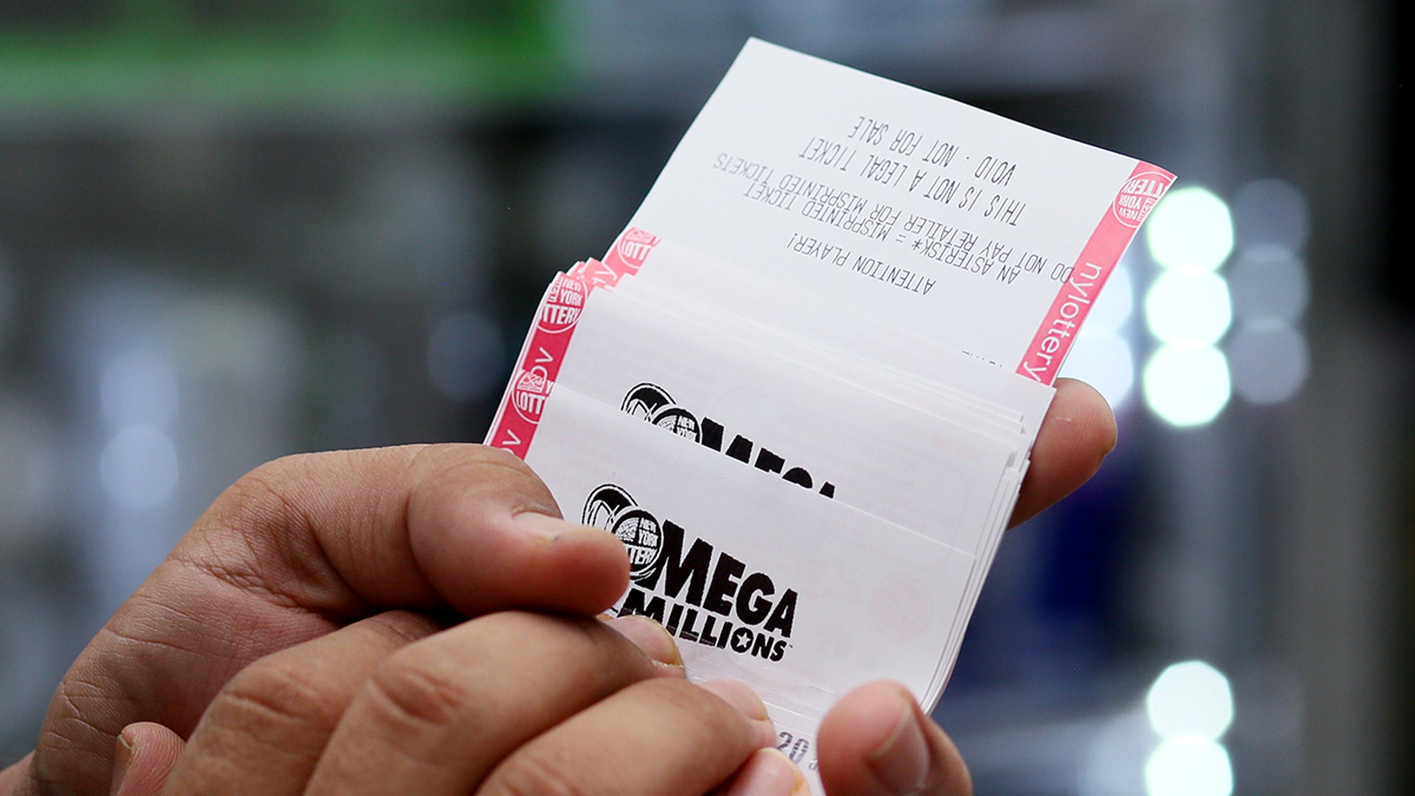 One-time winner of the Mega Millions in the billion dollar lottery