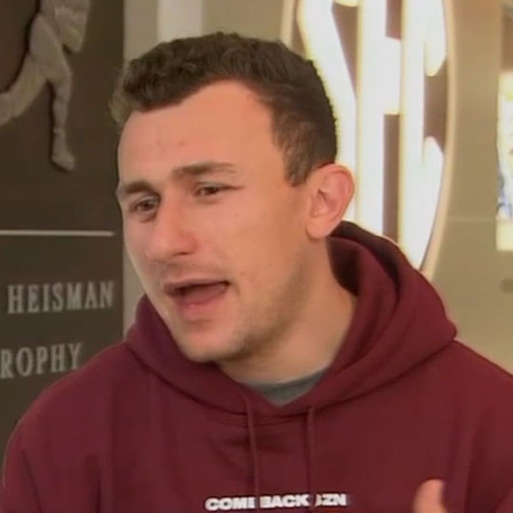 The new Johnny Manziel opens up; was self-medicating with alcohol and drugs  (video)