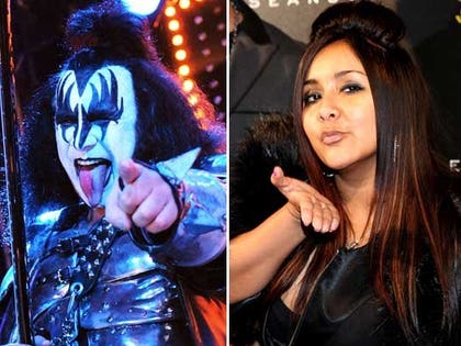 Gene Simmons and Snooki