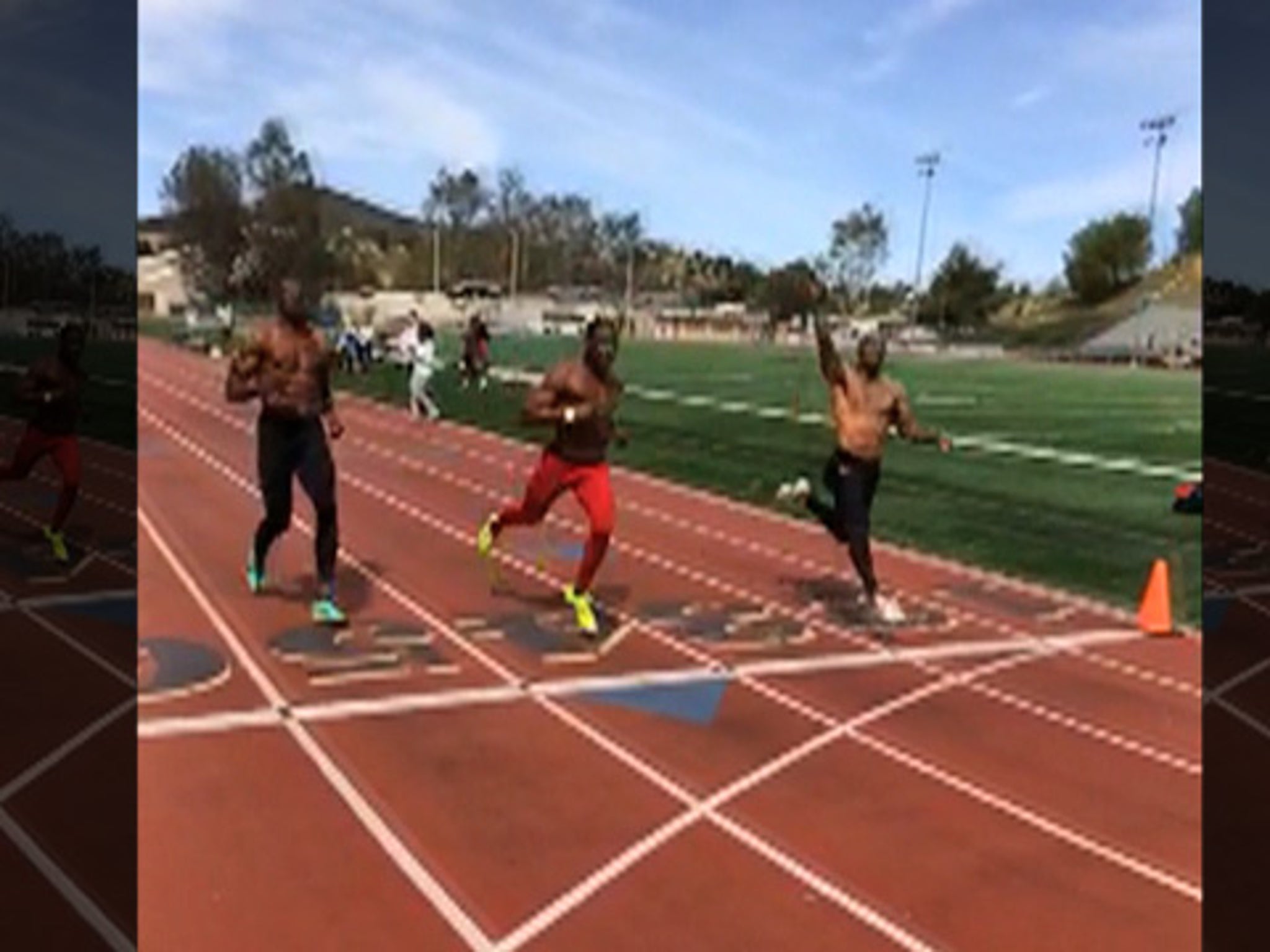 Ex-NFL star Terrell Owens shows he's still got it by recording a VERY quick  40-yard dash time