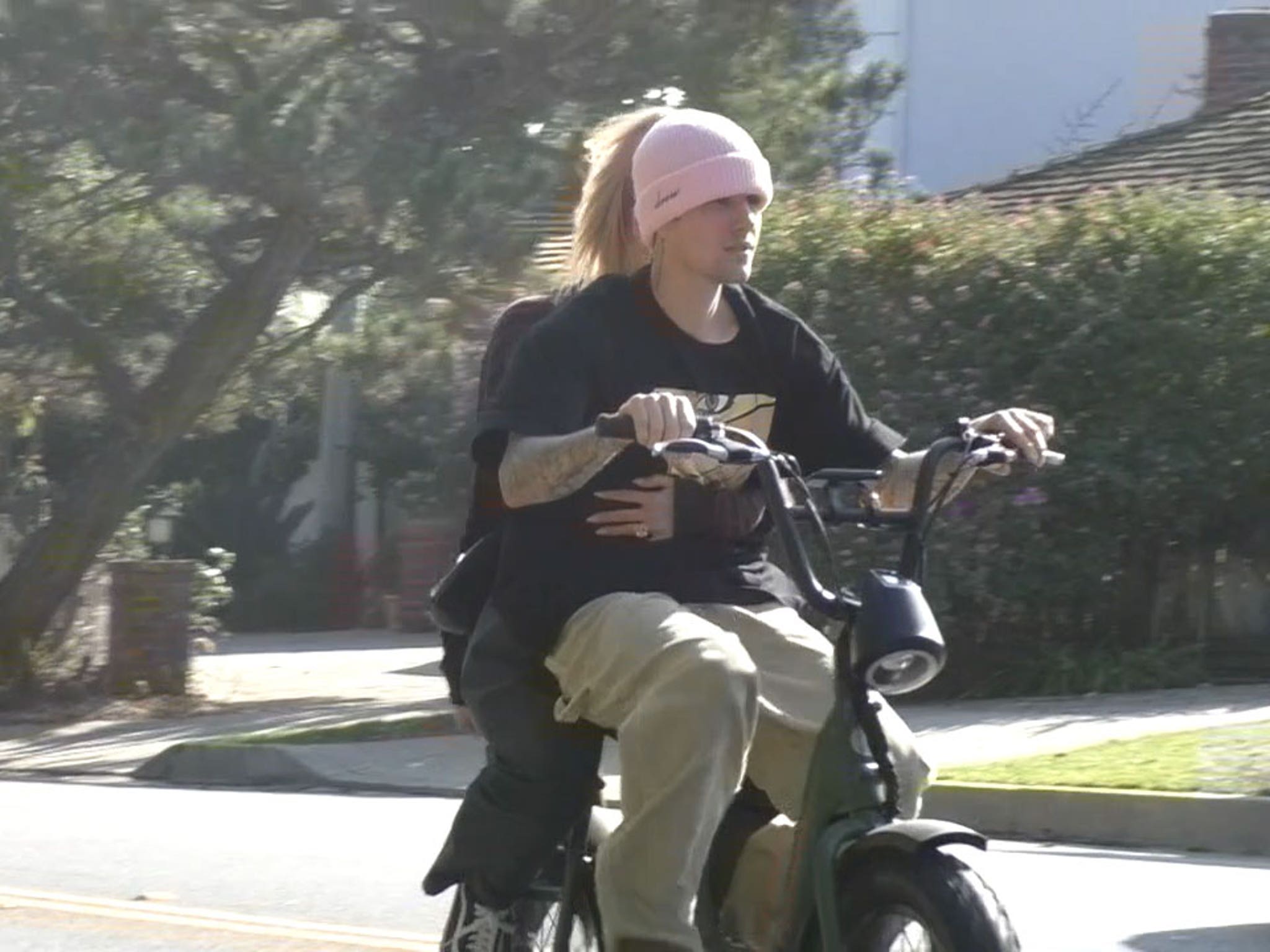 If only Succession chopper rides looked like Justin and Hailey