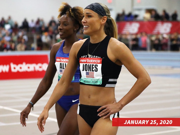 lolo jones on the track getty 