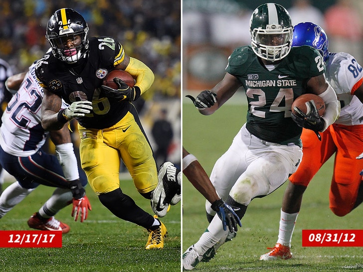 leveon bell michigan state steelers getty