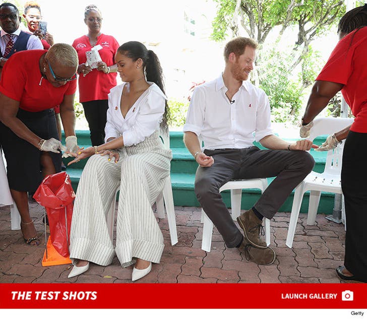 Rihanna and Prince Harry -- HIV Test in Caribbean