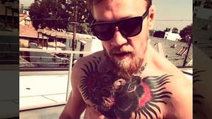 Conor McGregor -- New Tiger Tattoo ... On Me Belly Button