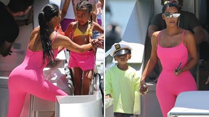 Kim Kardashian West Takes the Kids On a Yacht in Miami