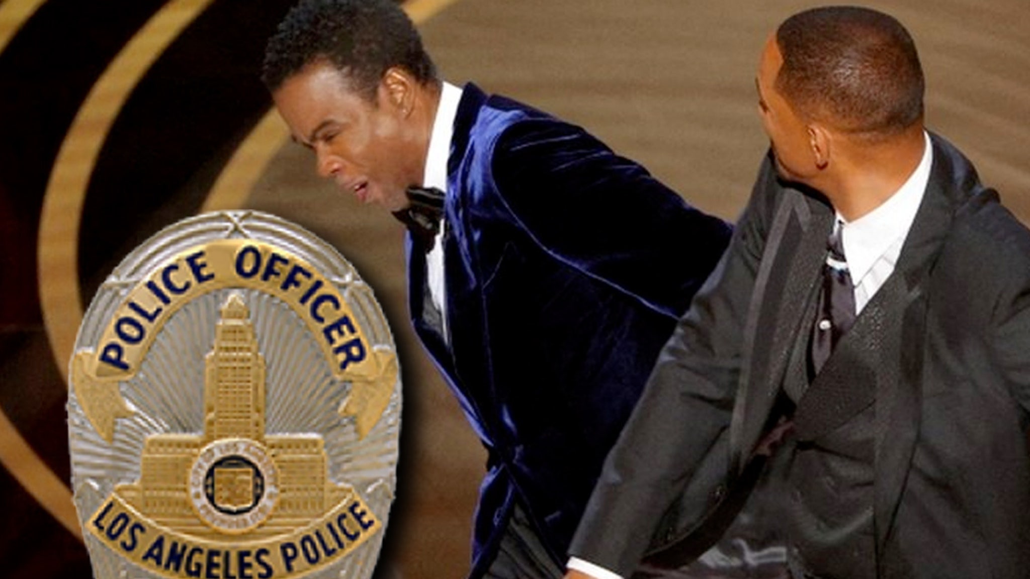 LAPD Can't Arrest Will Smith; Cops Didn’t See Chris Rock Slap thumbnail