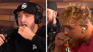 Jake And Logan Paul Eat Raw Cow Testicles, 'Can I Get A Spit Bucket?'