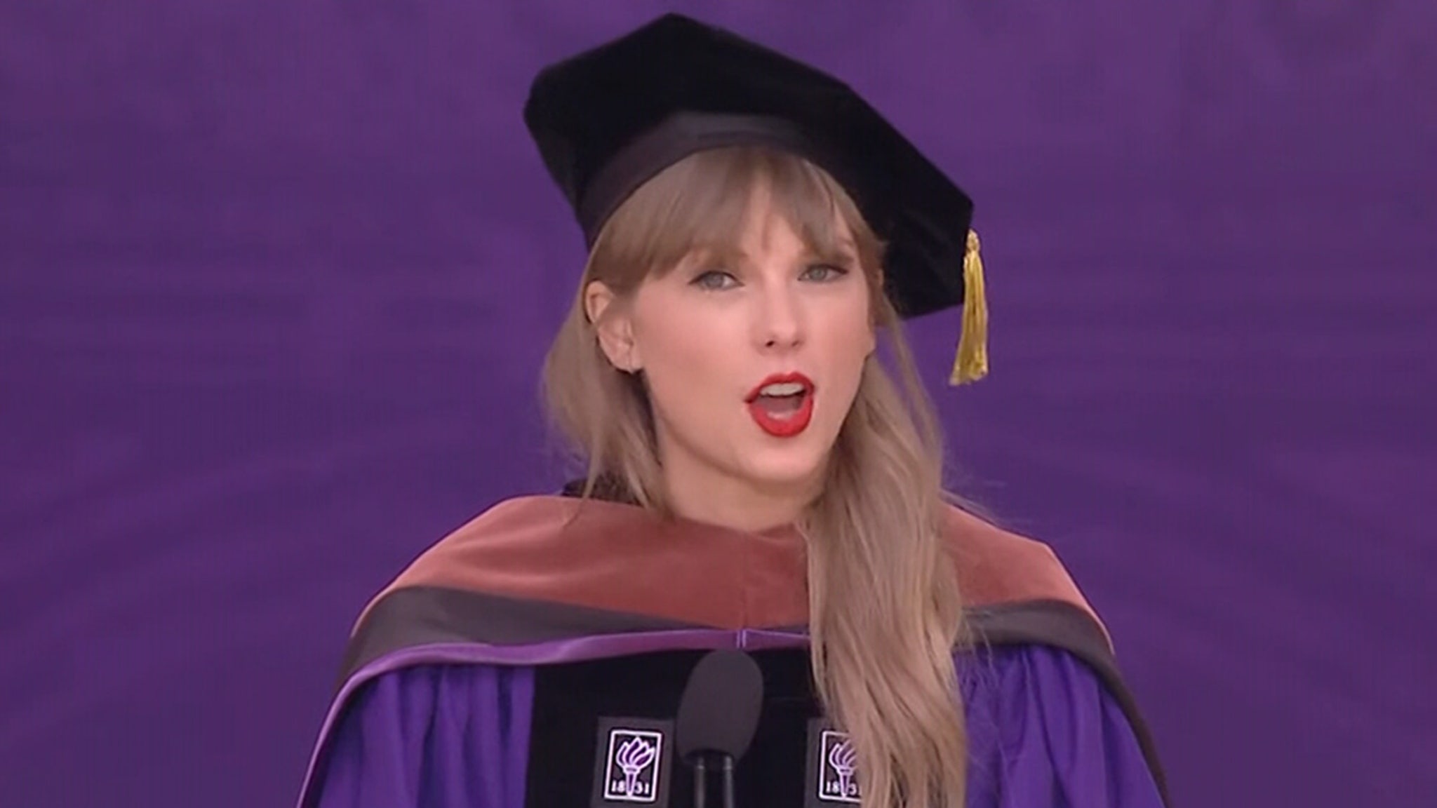 Przemówienie otwierające Taylor Swift na New York University subtelnie odnosi się do zniesienia kultury