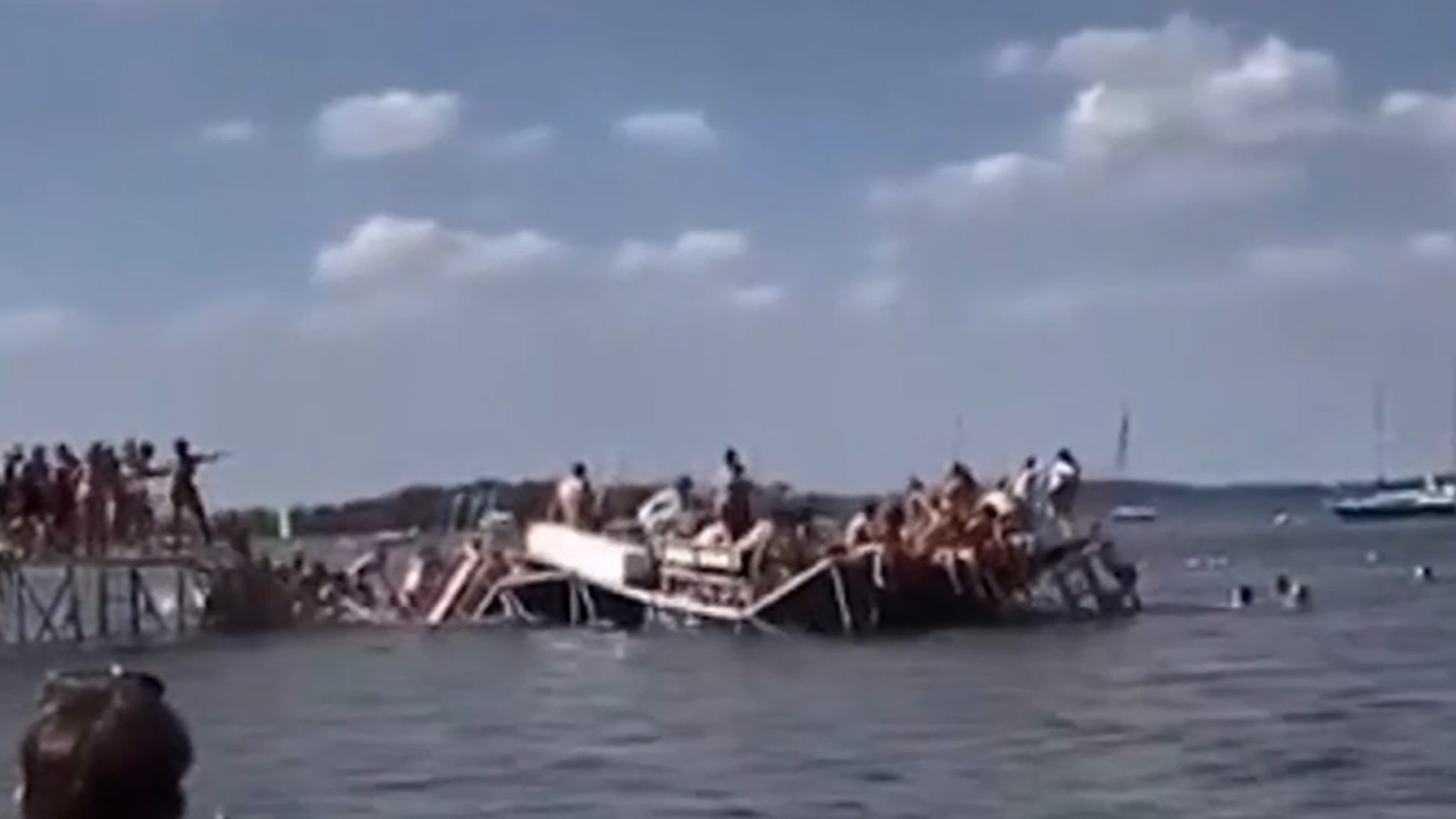 Pier Collapses and Dozens of U. of Wisconsin Students Fall Into Lake