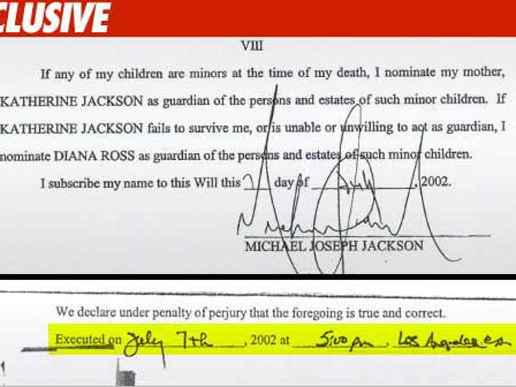 Michael Jackson's Will