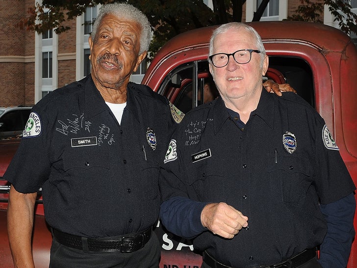 Hal Williams (left) and Howard Platt (right) -- who are now both 79 years old -- posed for a pic together looking arresting.