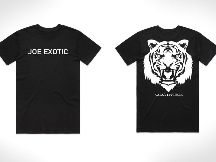 Joe Exotic and Odaingerous Clothing Line