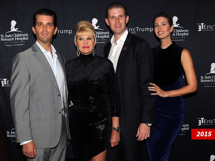 Ivana Trump Family Photos