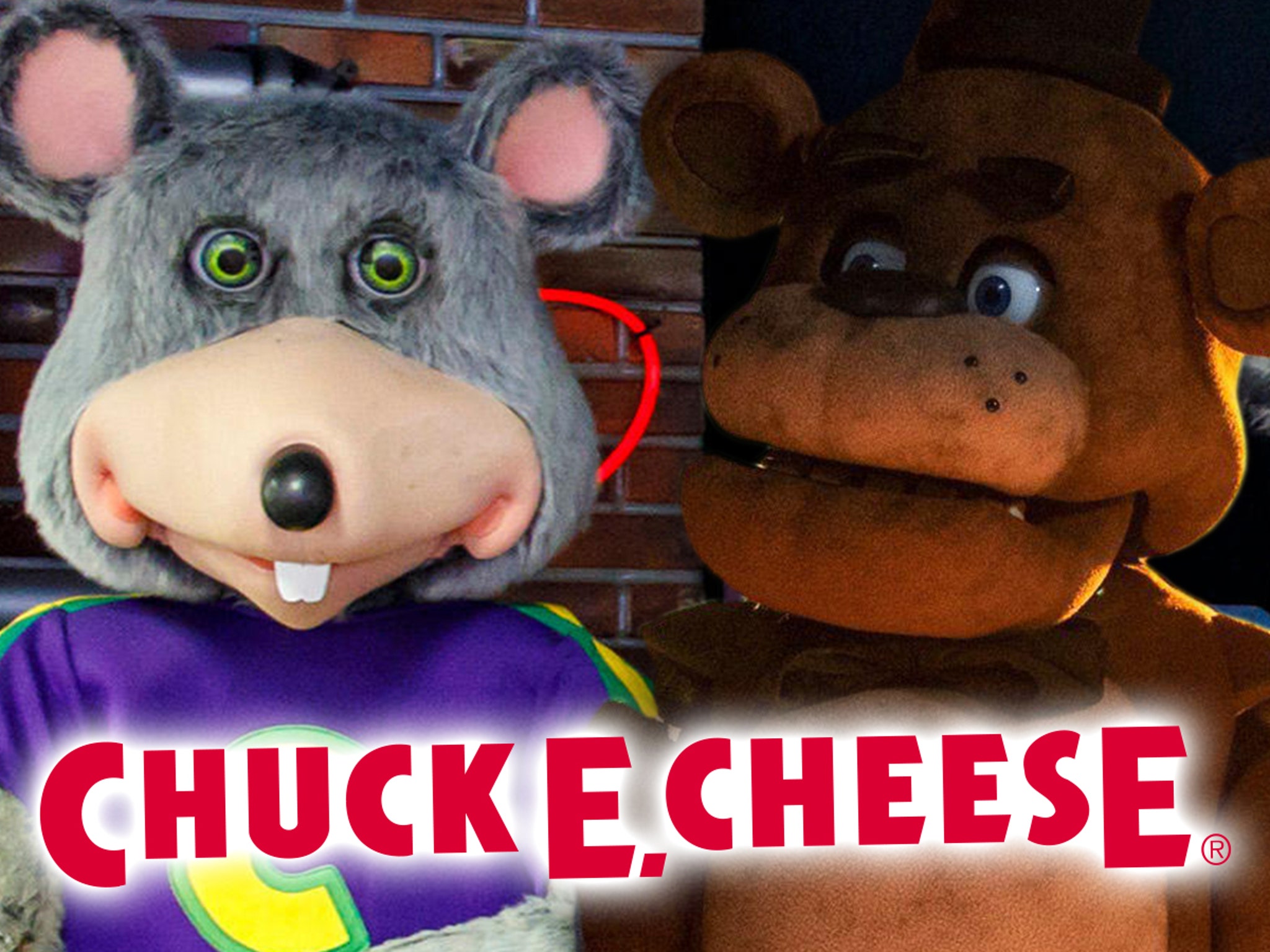 chuck e. cheese as an animatronic in five nights at