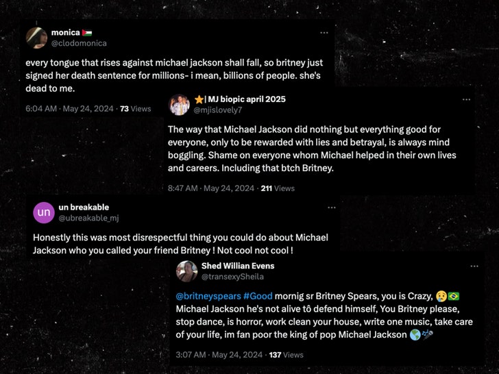 britney spears mj comments