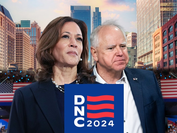 Tim Walz Kamala Harris Chicago Democrats