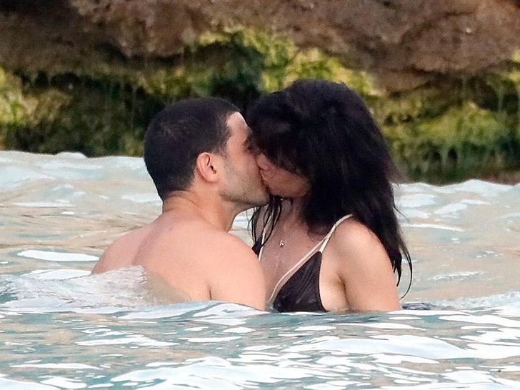 Camila Cabello Kisses Henry Junior Chalhoub on the Beach at St Bart’s