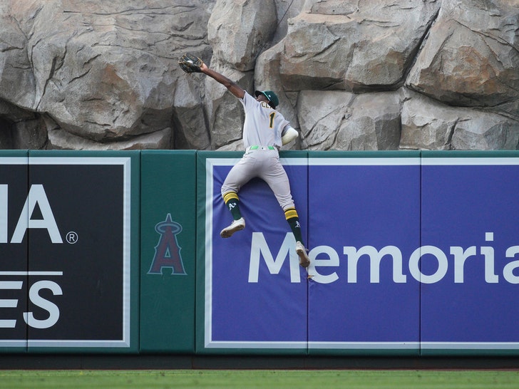 Athletics' Denzel Clarke Robs Home Run With Unbelievable Catch