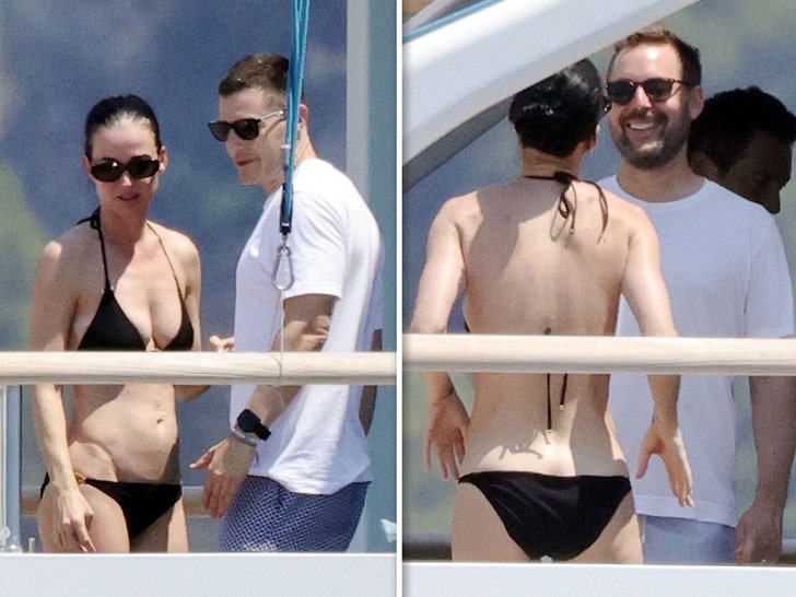 Katy Perry Stuns in Black Bikini, Hanging Out with Pals on Yacht After Breakup