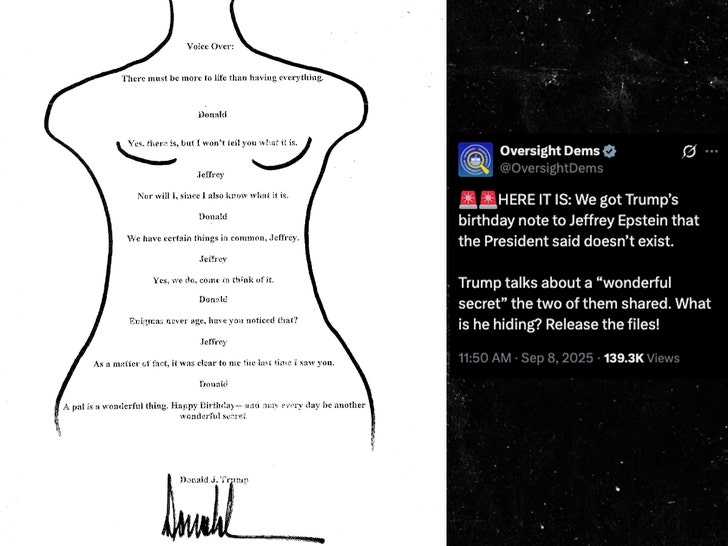 Donald Trump Epstein Message 2