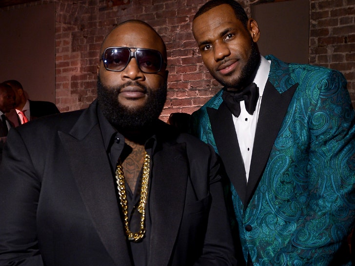 rick ross lebron james getty