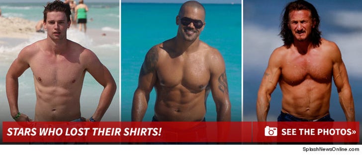 Stars Who Lost Their Shirts!