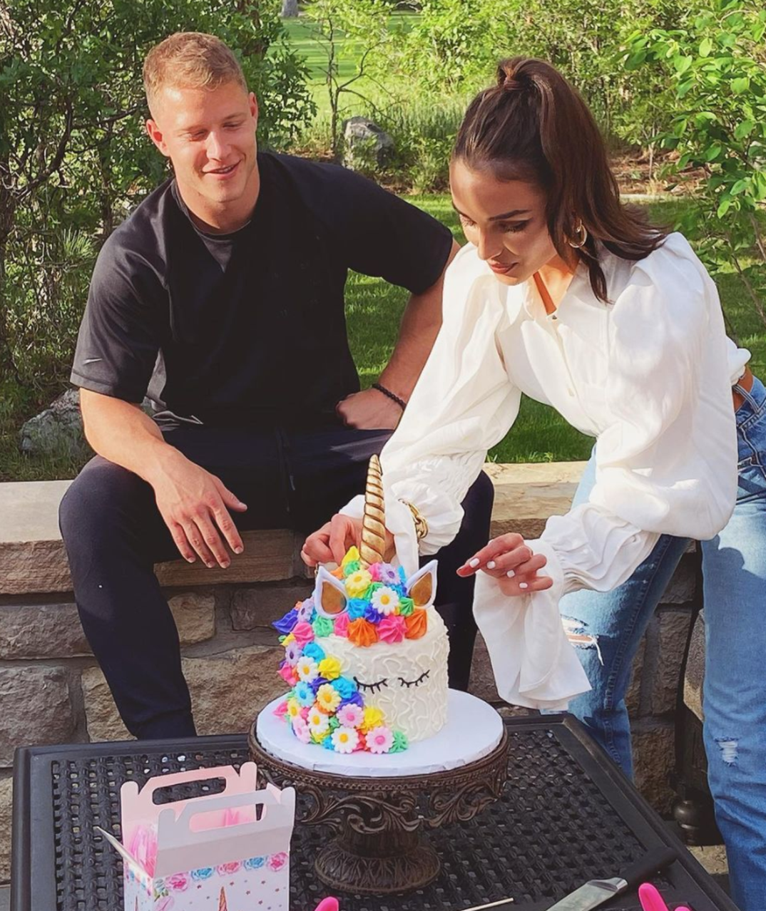 Olivia Culpo and Christian McCaffrey photos 0000