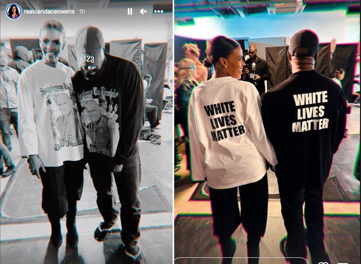 Kanye West Wears 'White Lives Matter' Shirt at Yeezy Fashion Show