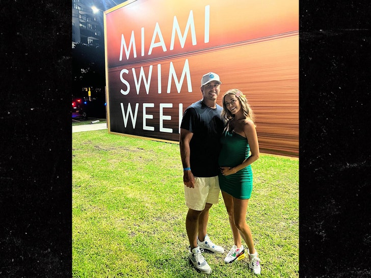 Brooks Koepka's Wife, Jena Sims, Flaunts Baby Bump During Miami Swim Week  Show