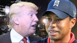 Tiger Woods -- I'm Working for Donald Trump!