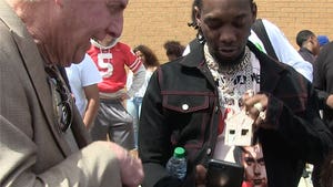 Offset Meets WWE's Charlotte Flair, Shows Off His 'Ric Flair Drip'